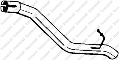BOSAL 823-419 - kipufogócső FORD