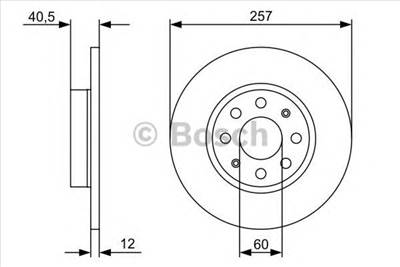 BOSCH 0 986 479 C11 - féktárcsa FIAT OPEL VAUXHALL