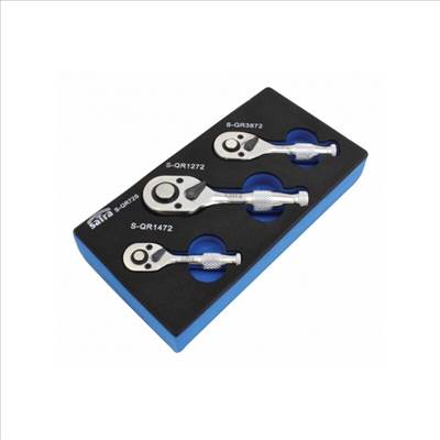 Mini racsnis hajtókar készlet 1/4″, 3/8″, 1/2″ 3 részes