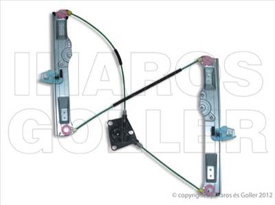 Opel Corsa D 2006-2014 - Ablakemelő motor nélkül, jobb első (3 ajtós)