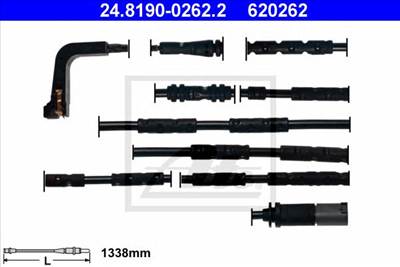 ATE 24.8190-0262.2 - fékbetét kopásjelző BMW