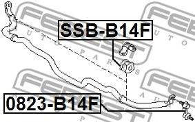 FEBEST SSB-B14F - Stabilizátor szilent SUBARU