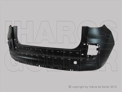 Fiat 500L 2012-2017 - Hátsó lökhárító alapozott, szenz. jelöléssel