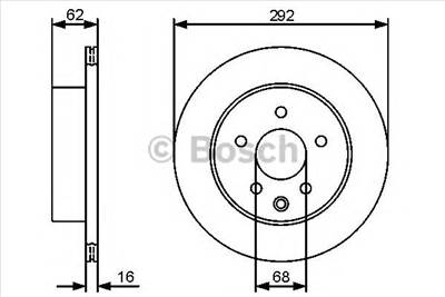 BOSCH 0 986 479 C12 - féktárcsa NISSAN PORSCHE RENAULT