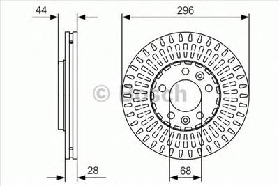 BOSCH 0 986 479 D30 - féktárcsa FIAT NISSAN OPEL RENAULT VAUXHALL