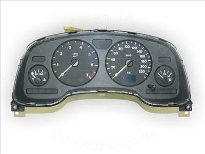 Opel Astra G 1997-2010 - műszeregység, fekete számlapokkal, KMH, (c/x/z)12,14,16,18,20,22(se/sel/szr/xe/xel), -01, jelölés: EE
