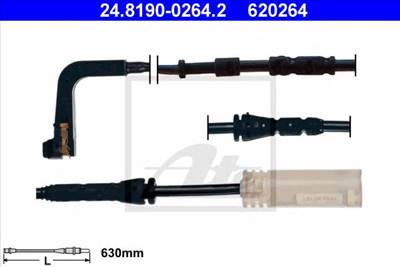 ATE 24.8190-0264.2 - fékbetét kopásjelző BMW