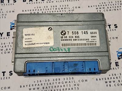 BMW E46 E39 X5 GM automata váltó vezérlő váltóvezérlő elektronika GS20