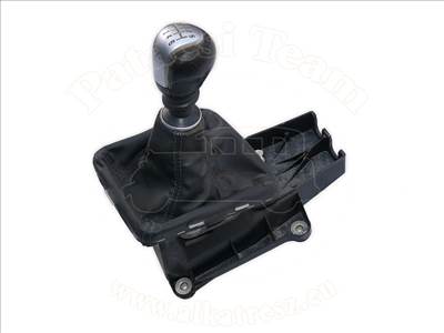 Opel Vectra C 2001-2008 - váltókar, F40 kézi váltóhoz, bőr markolat, matt krómozott betéttel, -05, jelölés: CQ