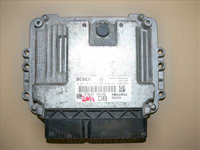 Opel Astra H 2003-2012 - vezérlőegység, motor, (z)17(dtl/dth), jelölés: DB