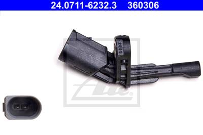 ATE 24.0711-6232.3 - kerékfordulatszám érzékelő AUDI SEAT SKODA VW