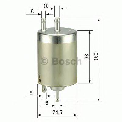 BOSCH 0 450 915 003 - Üzemanyagszűrő CHRYSLER MAYBACH MERCEDES-BENZ PUCH