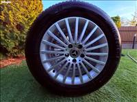  17" használt alufelni, rajta 215/60 újszerű Bridgestone nyári gumi gumi 