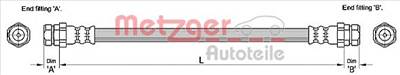 METZGER 4110244 - fékcső VW