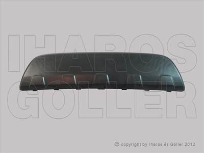 Opel Mokka 2012-2019 - Hátsó lökhárító közép betét ezüst (nem flexfix)