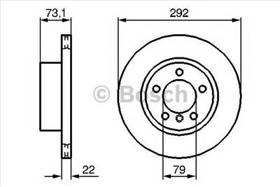 BOSCH 0 986 479 214 - féktárcsa BMW BMW (BRILLIANCE)