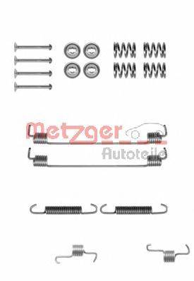 METZGER 105-0819 - tartozék készlet, fékpofa DACIA LANCIA RENAULT