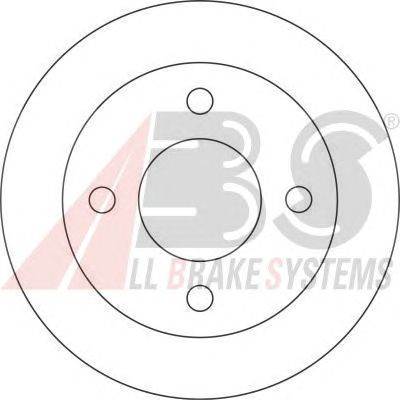 A.B.S. 16065 - féktárcsa NISSAN