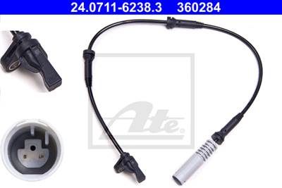 ATE 24.0711-6238.3 - kerékfordulatszám érzékelő BMW