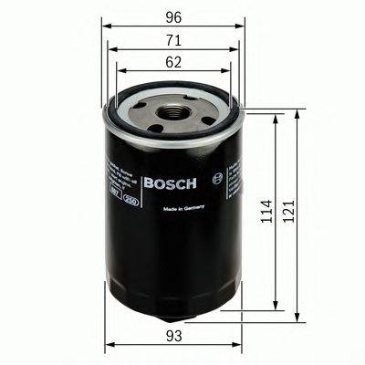 BOSCH 0 451 103 028 - olajszűrő FENDT LANCIA