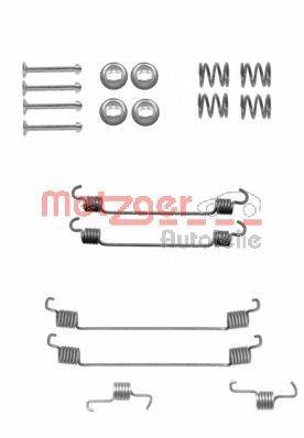 METZGER 105-0820 - tartozék készlet, fékpofa CITROËN OPEL PEUGEOT SUBARU SUZUKI TOYOTA VAUXHALL