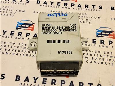 BMW E46 E38 E39 X5 gyári vonóhorog modul doboz vezérlő AHM II