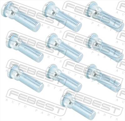 FEBEST 0184-001-PCS10 - kerékcsavar LEXUS SCION TOYOTA TOYOTA (FAW) TOYOTA (GAC)