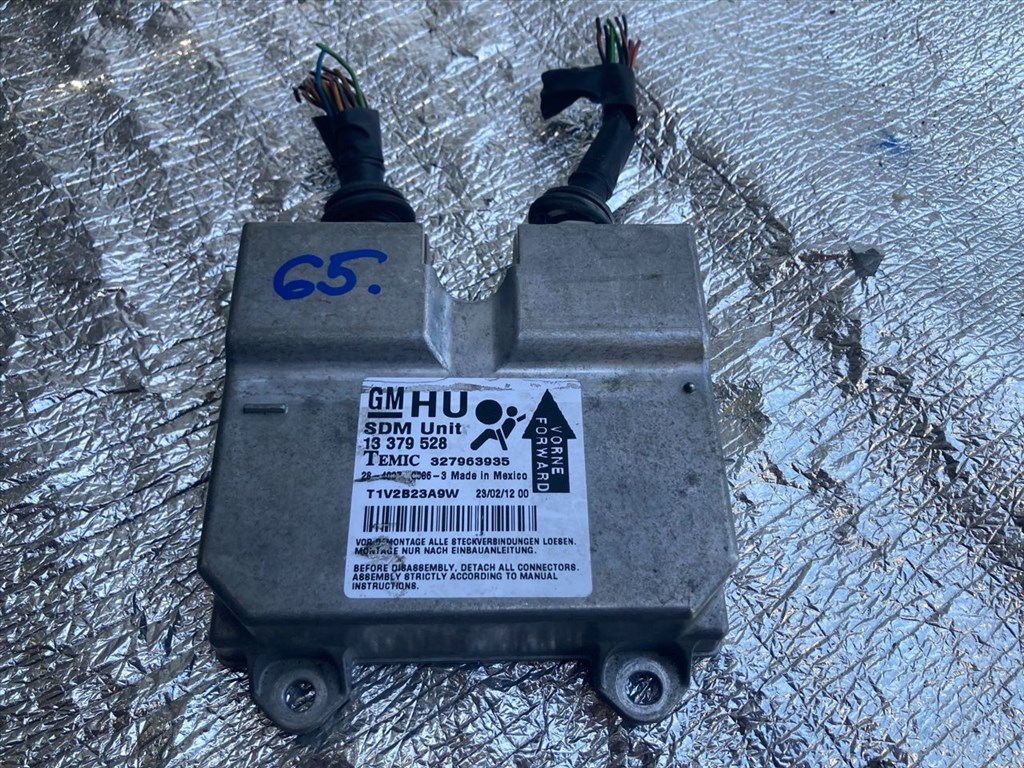 Opel Corsa D légzsák elektronika 13379528 9. kép