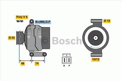 BOSCH 0 986 080 320 - generátor MAZDA
