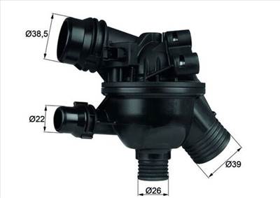 MAHLE TM 19 102 - termosztát, hűtőfolyadék BMW
