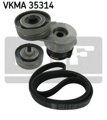 SKF VKMA 35314 - hosszbordás szíj készlet OPEL VAUXHALL