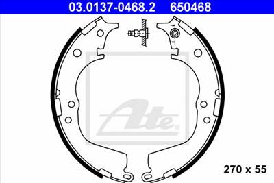 ATE 03.0137-0468.2 - fékpofakészlet TOYOTA