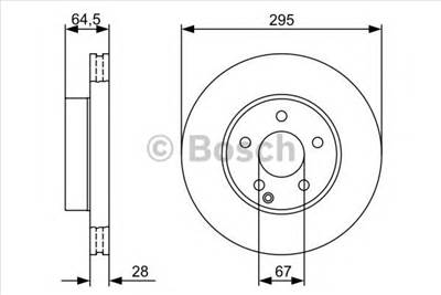 BOSCH 0 986 479 407 - féktárcsa MERCEDES-BENZ