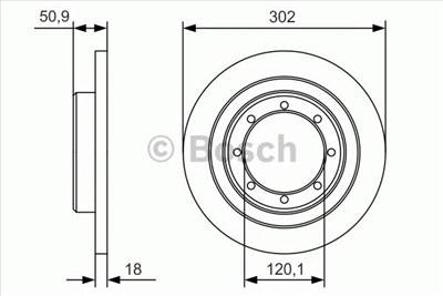 BOSCH 0 986 479 A93 - féktárcsa NISSAN OPEL RENAULT VAUXHALL