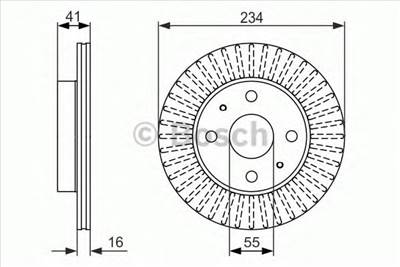 BOSCH 0 986 479 C18 - féktárcsa DAIHATSU SUBARU