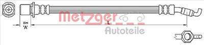 METZGER 4110286 - fékcső TOYOTA