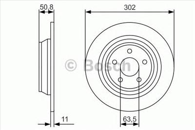 BOSCH 0 986 479 D37 - féktárcsa FORD FORD AUSTRALIA