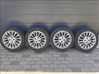  4x108 lyukosztású 17" használt Momo alufelni, rajta 215/50 kopott Bridgestone nyári gumi gumi 