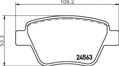 Fékbetét készlet MINTEX MDB2972 for SKODA, VW, SEAT, AUDI