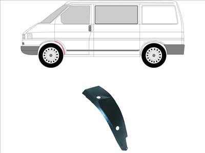VW T4 1996-2003 Caravelle/Multivan - Első sárvédőív hátsó rész jobb, belső