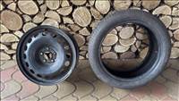 Volkswagen gyári 16” lemezfelni Bridgestone gumival – pótkeréknek is
