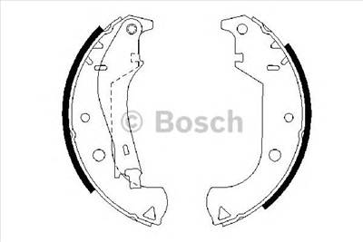 BOSCH 0 986 487 626 - fékpofakészlet FIAT FIAT (NANJING)