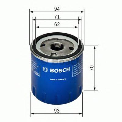 BOSCH 0 451 103 093 - olajszűrő BOGDAN CHEVROLET LADA OPEL VAUXHALL