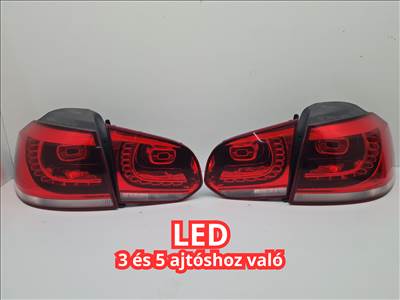Volkswagen Golf VI LED-es hátsó lámpa szett 3 és 5 ajtóshoz (34631)