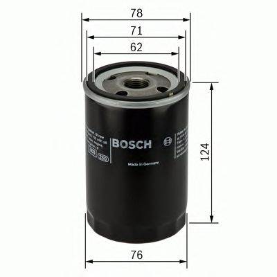 BOSCH 0 451 103 105 - olajszűrő MERCEDES-BENZ