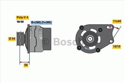 BOSCH 0 986 080 490 - generátor FIAT LANCIA