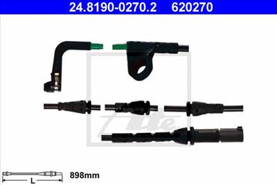 ATE 24.8190-0270.2 - fékbetét kopásjelző BMW
