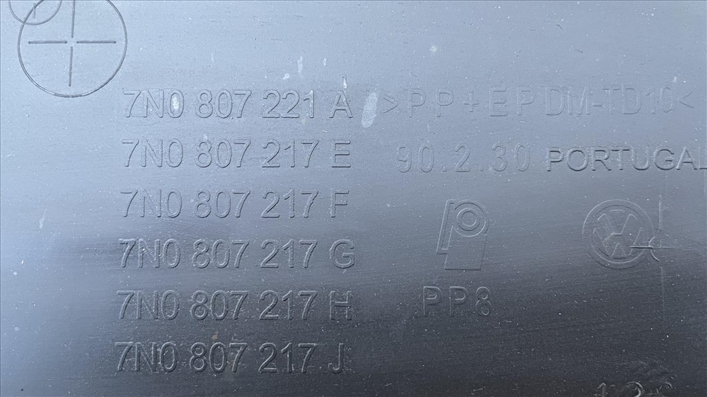 Volkswagen Sharan II első lökhárító 7N0807221A 6. kép