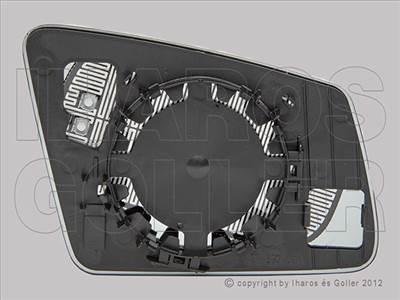 Mercedes ML 2011-2015 W166 - Tükörlap cserélhető bal, aszf., fűth.