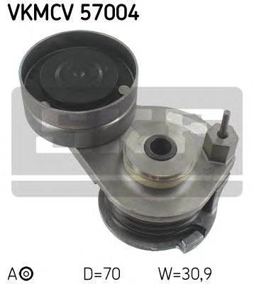 SKF VKMCV 57004 - hosszbordásszíj feszítőgörgő DAF